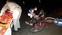 Homem fica ferido ao cair de bicicleta no Trevo Cataratas