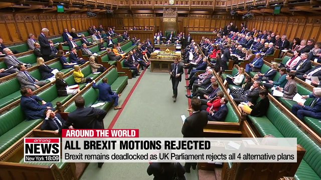 Brexit remains deadlocked as UK Parliament rejects alternative plans