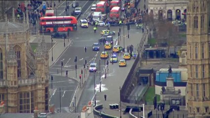 Descargar video: Al menos 12 heridos en un ataque en las proximidades del Parlamento británico