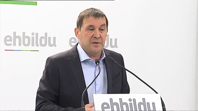 Otegi espera que el anuncio del desarme integral de ETA se desarrolle hasta el final