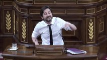 Diputados de Podemos y Esquerra abandonan el pleno en rechazo a la inhabilitación de Homs