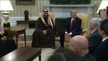 Donald Trump se reúne con Mohamed bin Salman, titular de Defensa y segundo príncipe heredero saudí