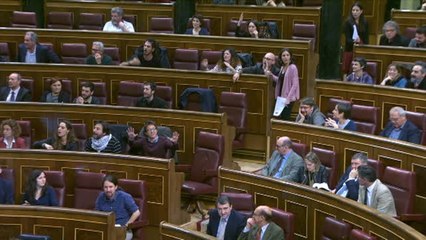 Download Video: Nuevo rifirrafe entre PP y Unidos Podemos en el Congreso, esta vez a cuenta de las amenazas