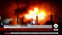 Autobús en Perú, se incendia en terminal y deja 20 muertos