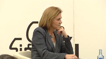 Cospedal tacha de "paripé" el plan de los partidos independentistas para convocar un referéndum este año
