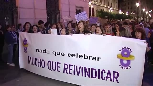 Manifestaciones de mujeres en todas las ciudades españolas para reivindicar la igualdad de derechos