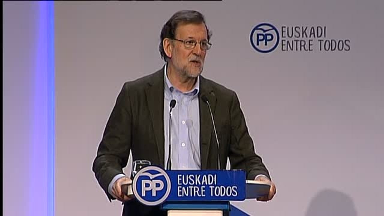 Rajoy sobre el anuncio de ETA: "No habrá nada a cambio de nada, porque nada puede haber"