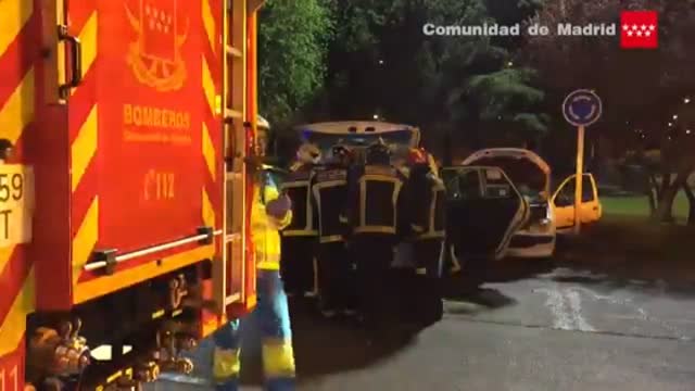 Un taxista fallece en Getafe (Madrid) al chocar su vehículo frontalmente contra un turismo