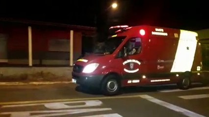 Jovem fica ferido enquanto jogava futebol