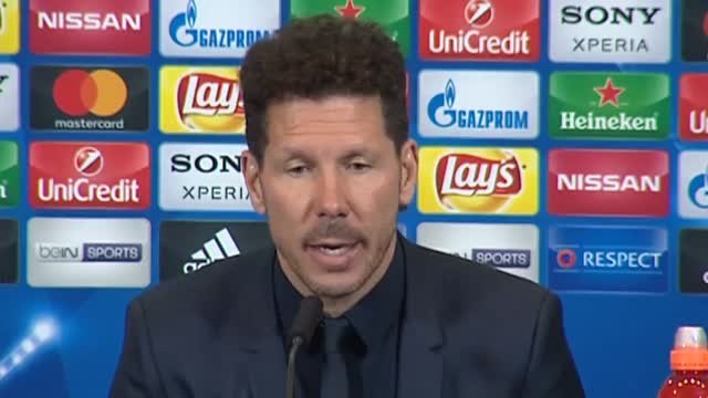 Simeone: La Champions es especial, este es un paso muy importante para el club