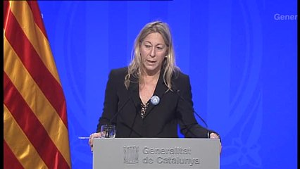 Neus Munté acusa al Gobierno de sentir "pánico y fobia" de la Democracia