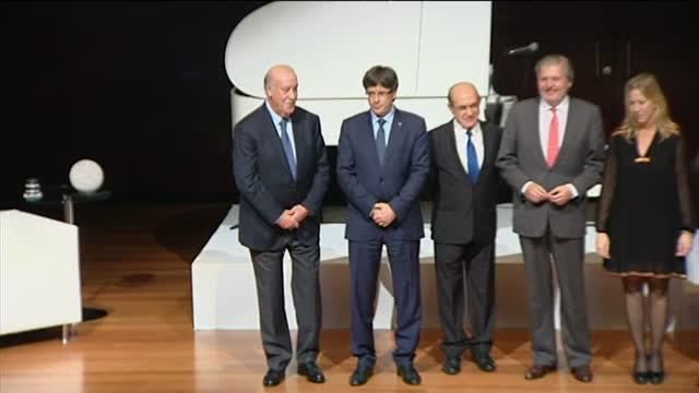 Del Bosque, uno de los galardonados en los Premios Blanquerna de la Generalitat de Catalunya