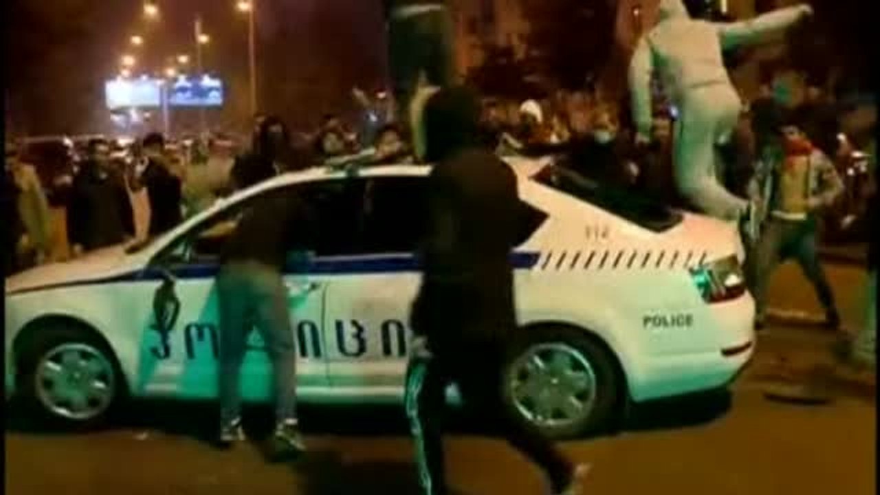 Graves disturbios en la ciudad georgiana de Batumi por una multa de tráfico