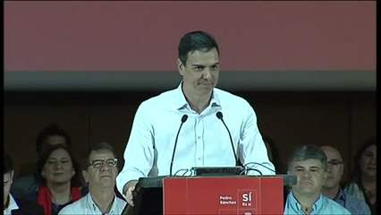 Pedro Sánchez dice que es un político "libre" y reclama un PSOE de izquierdas