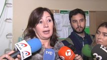 Francina Armengol aboga por una candidatura conjunta de Patxi López y Pedro Sánchez