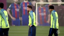 El Barça comienza a preparar el duelo en el Calderón