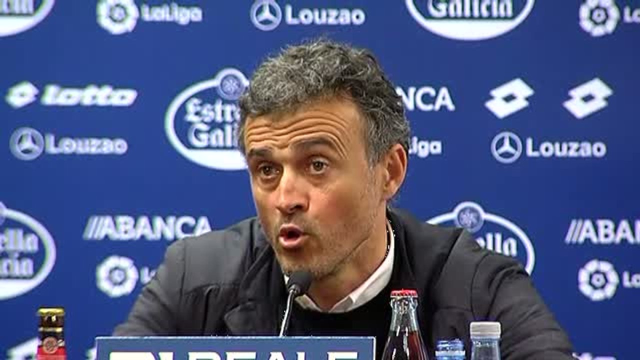 Luis Enrique: "Nos ha faltado lucidez en los últimos metros"