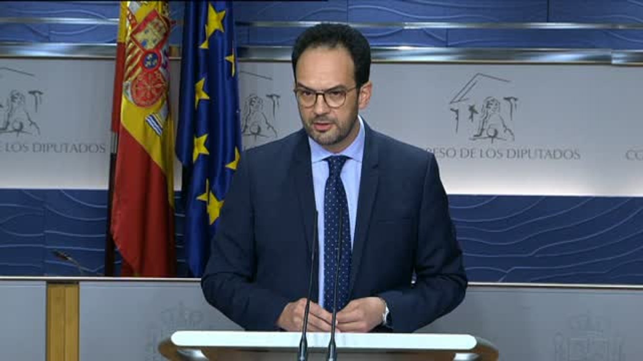 Antonio Hernando: "El Partido Popular ha estado acudiendo a los procesos electorales dopado"