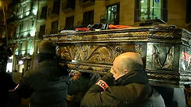 Manifestación de los Mossos d'Esquadra y urbanos en Barcelona en favor de la dignidad policial