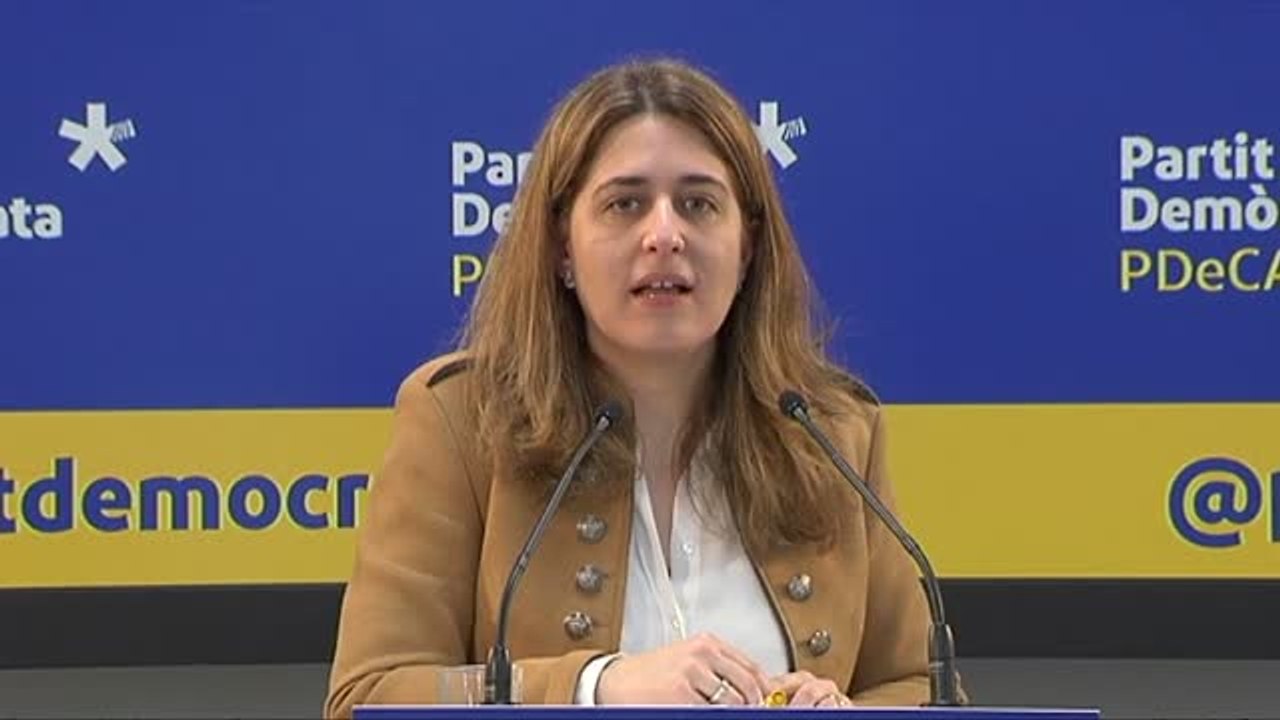 Marta Pascal, del PDeCAT: "La corrupción nos da asco"