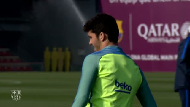 El Barça comienza la preparación del partido contra el Atlético