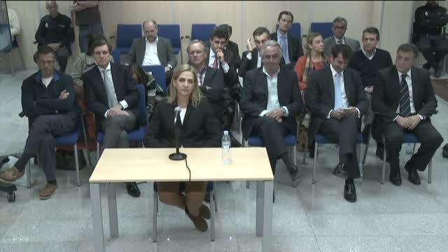 Cristina de Borbón absuelta en el caso Nóos