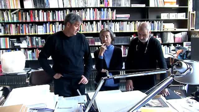 En el estudio de un premio Pritzker