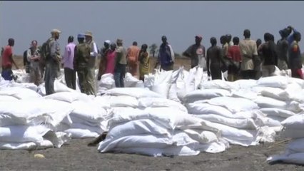 Naciones Unidas reparte alimentos en Sudán del Sur
