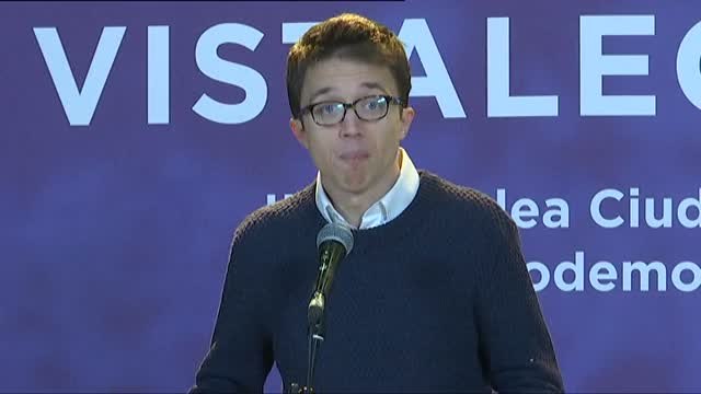 Errejón, a la espera de la decisión que tome la dirección de Podemos sobre su futuro