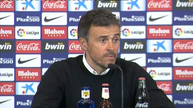 Luis Enrique asegura que la victoria ante el Atlético es un refuerzo para la confianza de los jugadores
