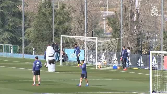El Real Madrid prepara el partido que disputarán ante el Villareal