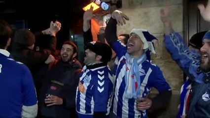 La afición se vuelca con el Alavés tras clasificarse para la final de Copa