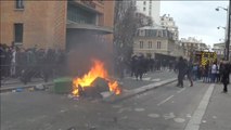 Protestas contra la violencia policial racista en Paris