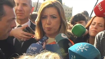 Download Video: Susana Díaz evita pronunciarse si será canditata a la secretaría del PSOE