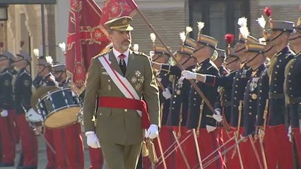 El Rey vuelve a la Academia General Militar para conmemorar su 75 aniversario