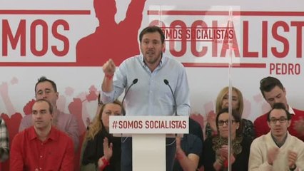 Sánchez apuesta por un PSOE "unido y de izquierdas" en el que la militancia decida