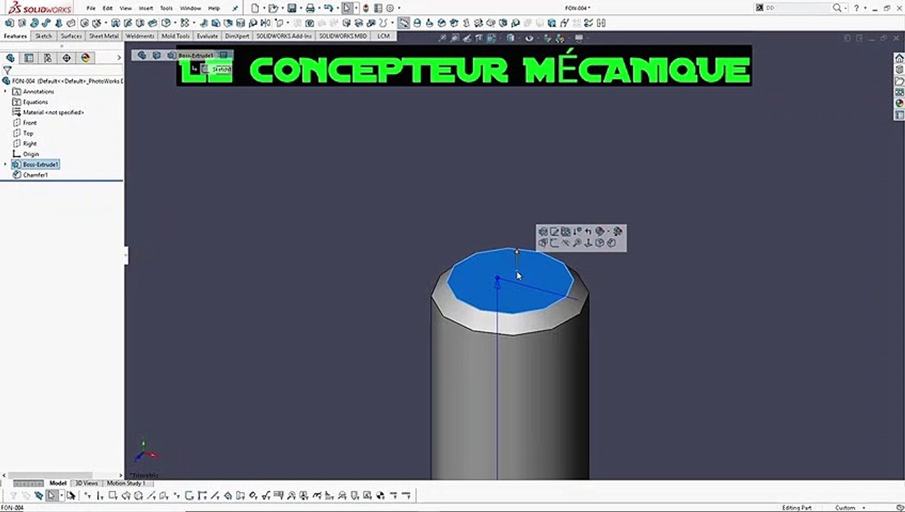 LCM - SOLIDWORKS FRANCAIS – LES FONCTIONS INTELLIGENTE DANS LA BIBLIOTHÈQUE