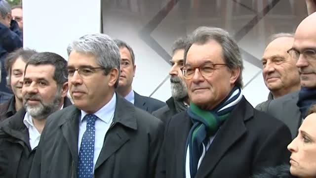 Una caravana de apoyo a Francesc Homs ante el Tribunal Supremo