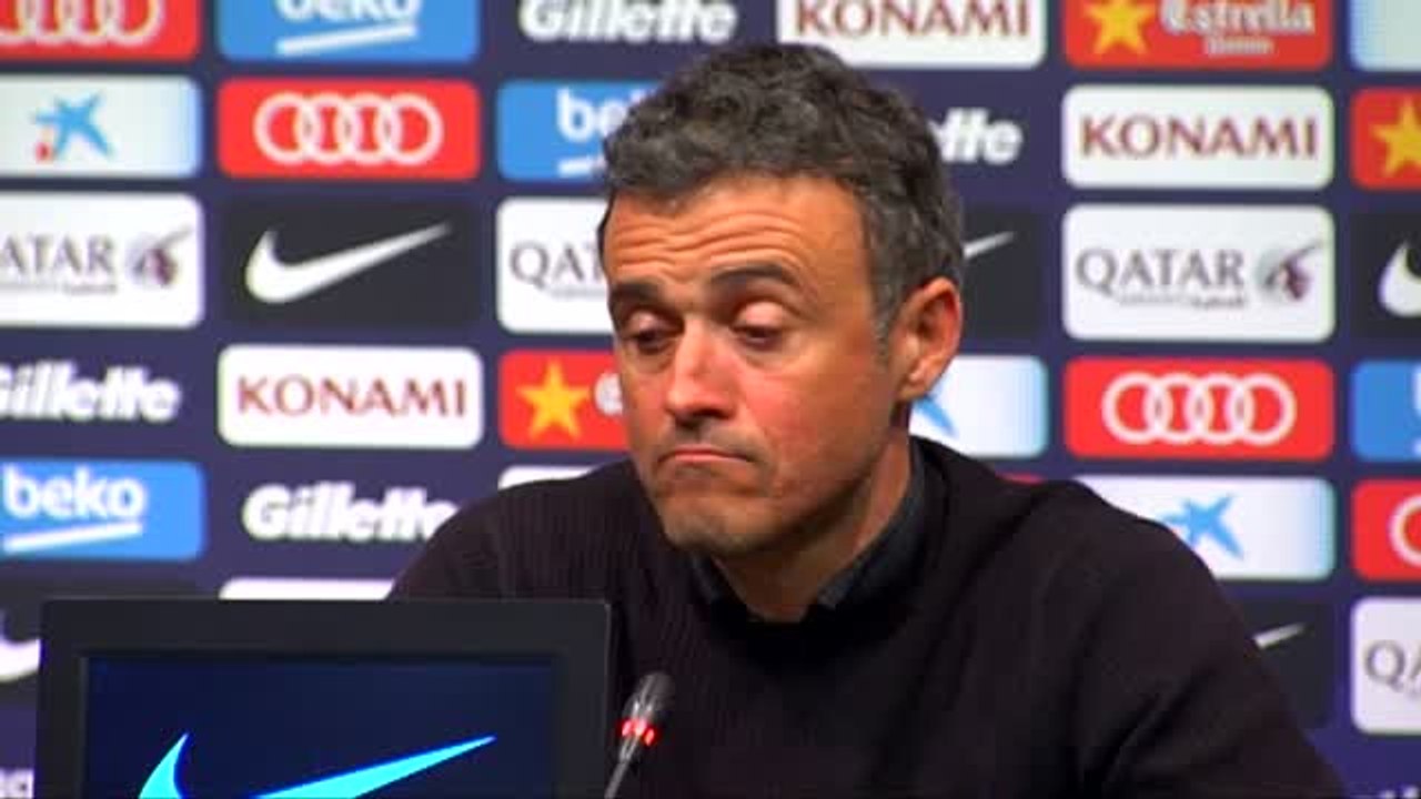 Luis Enrique sobre los pitos a André Gomes: "Lo lamento. Somos más fuertes animando"