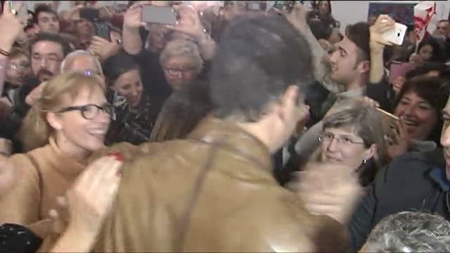 Sánchez promete a la militancia que se aliará con la izquierda para tumbar al PP