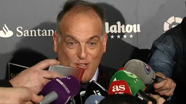 Tebas: El video arbitraje es la forma más avanzada de aplicar la tecnología en el fútbol