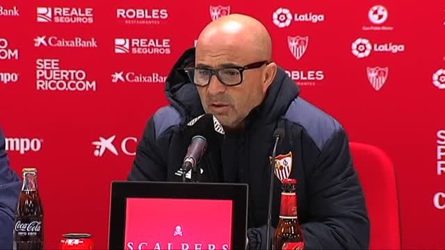 Sampaoli: Espero que tengamos más suerte que en los últimos dos partidos