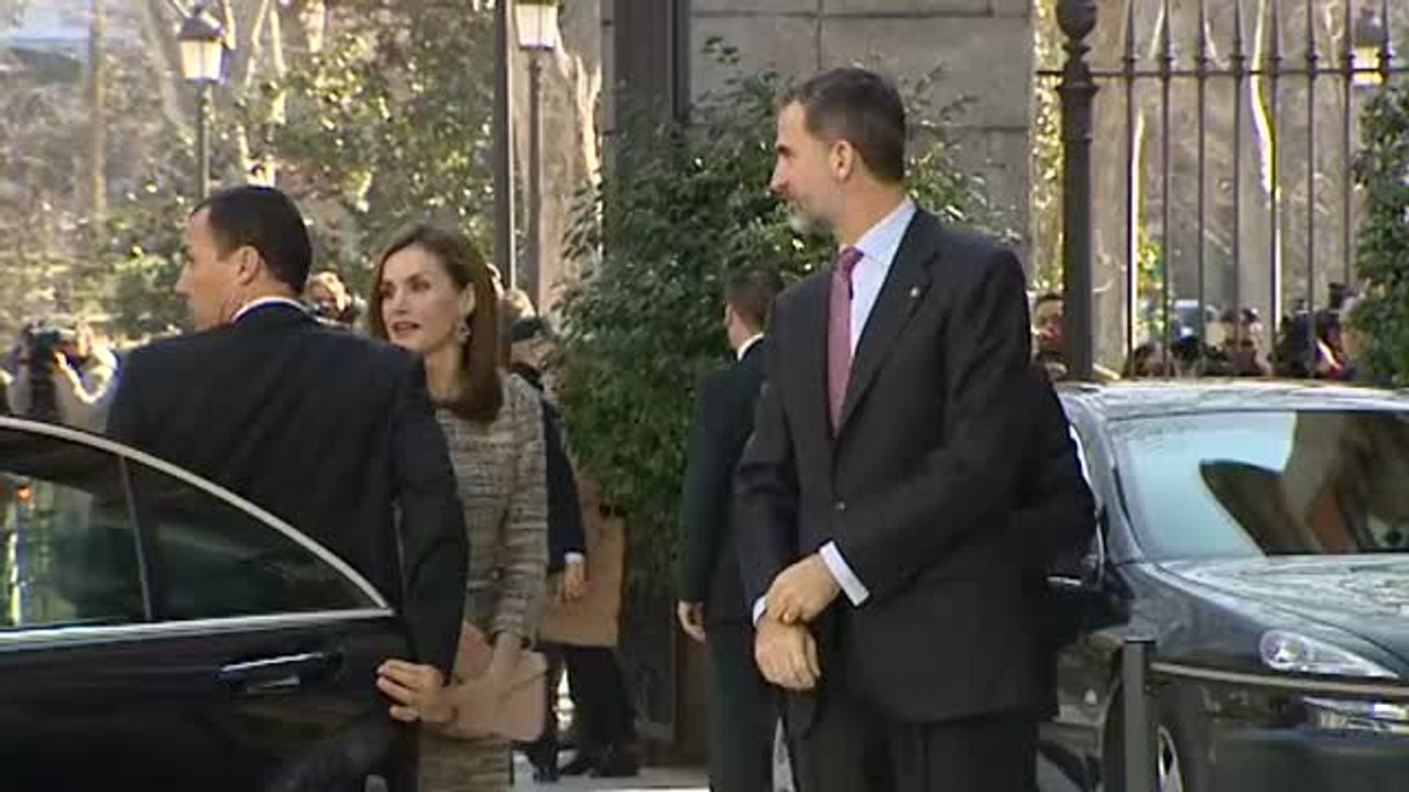 Los reyes en el Thyssen, ajenos a la sentencia del caso Noos
