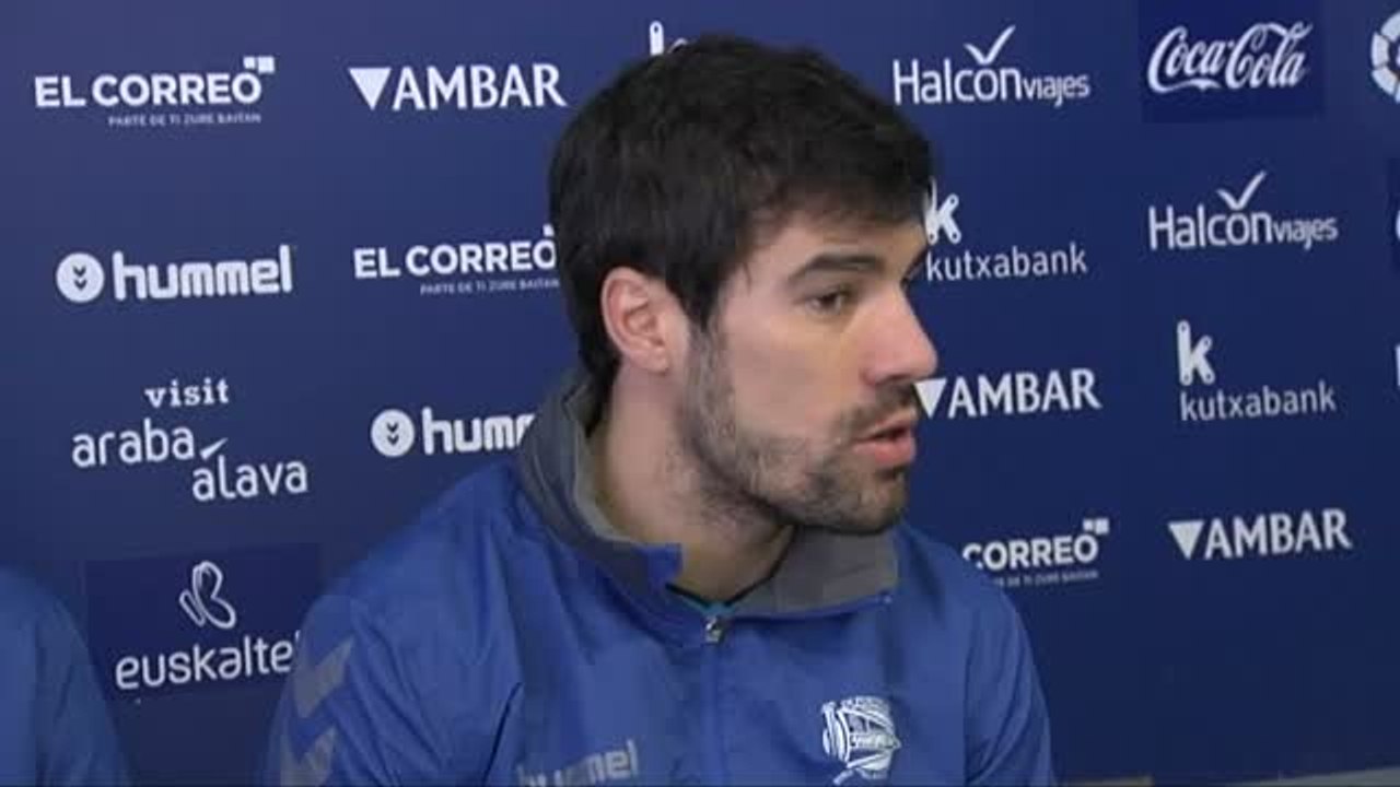 Manu García, jugador del Alavés: "No vamos a poner excusas ganemos o perdamos"