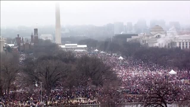 Éxito de la Marcha de las Mujeres contra Donald Trump en Washington