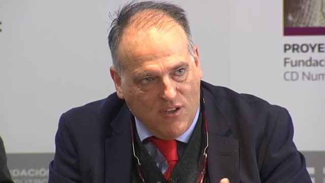 Tebas, sobre los partidos aplazados: Tiene solución y va a ser banal