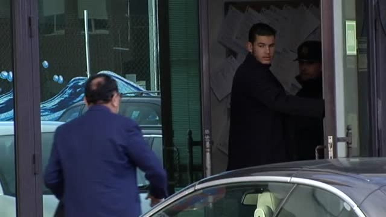 Lucas Hernández y su novia acuden a los tribunales de Majadahonda