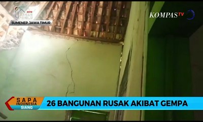 Gempa Landa Kabupaten Sumenep, 26 Bangunan Rusak