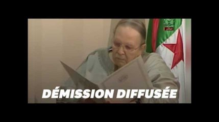 Les images de la démission d&#39;Abdelaziz Bouteflika en Algérie