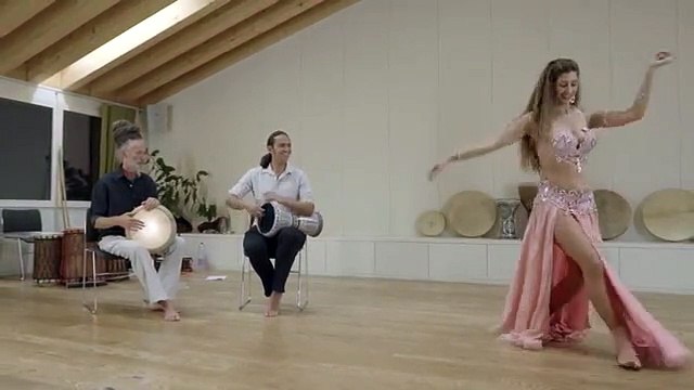 Sadie Bellydance and David Hinojosa Improv Drum Solo 2019